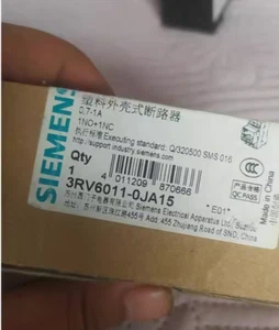 1 PIEZA NUEVO Interruptor de protección del motor Siemens 3RV6011-0JA15 0.7-1A - Imagen 1 de 1