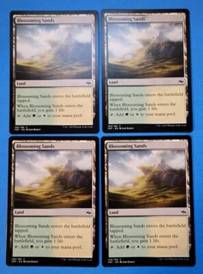 4x Blossoming Sands Fate Reforged 2015 Mtg Magic Card Dual Land Mana 166 - Image 1 of 4