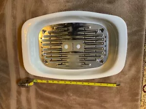 Vintage Corning Ware F21-B französisch weiß 4,5 Liter Lasagne Geschirr offener Röster - Bild 1 von 6