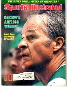 GORDIE HOWE Sports Illustrated Cover January 21, 1980 - Picture 1 of 1