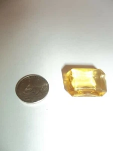 TOPAZ FAUX STONE 1 x 3/4" ONLY STONE - Picture 1 of 2