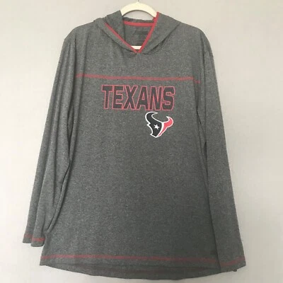VF Image Wear Houston Texans Gray Red Pullover Hoodie Long Sleeve Size XL - Image 1 of 4