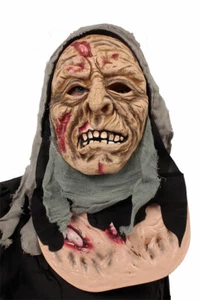 Zombie Maske Horror Maske mit Blut gruselige Halloween maske KK - Bild 1 von 1