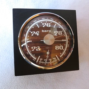 Sundo alte Wetterstation Thermometer Hygrometer Barometer 70er Schreibtischdeko - Picture 1 of 10
