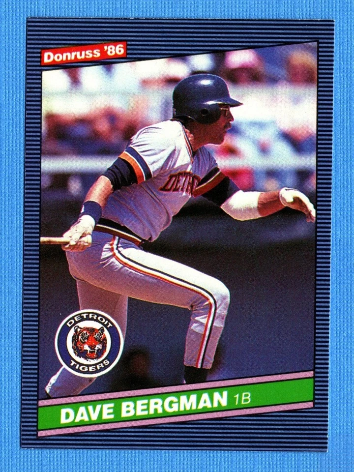 1986 Donruss #471 Dave Bergman Detroit Tigers - Image 1 of 1