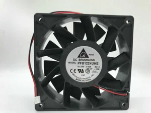 1pcs Delta PFB1224UHE DC 24V 2.40A 12038 12CM Gale Volume Inverter Cooling Fan - Picture 1 of 3