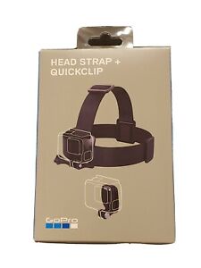 Genuine Original GoPro - Head Strap and QuickClip - Black