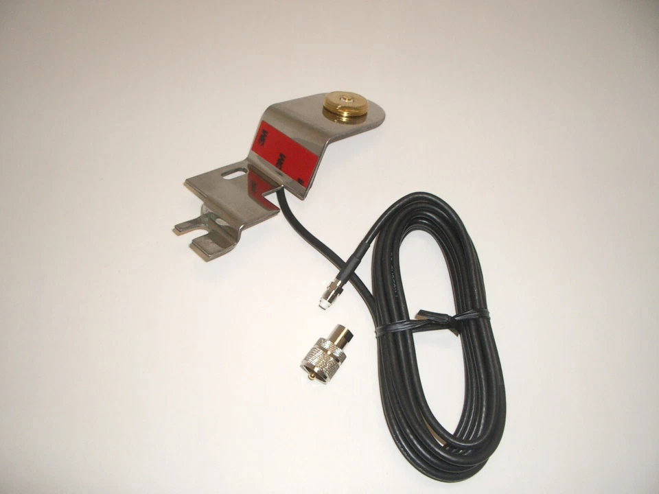 PROCOMM PC22-4006NKT NMO ANTENNA HOOD MOUNT&CABLE 2015 &UP FORD F150 - Image 1 of 2