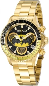 LIMITED EDITION #95 DC Comics Batman Swiss Ronda Z60 Caliber Unisex 40mm Gold - Picture 1 of 1
