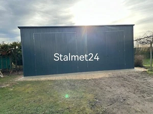 Blechgarage 7x5x3,5m Lagerraum Halle Großhalle Industriehalle Großraum Werkstatt - Bild 1 von 6