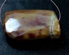 Agate Natural Gemstone Fancy Freeform Nugget Faceted Bead 53Ct 19x30mm C-1615
