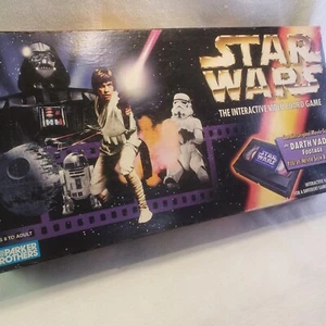 Vintage COMPLETE 1996 Star Wars The Interactive VHS Video Board Game Parker Bros - Picture 1 of 23