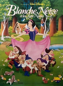 SNOW WHITE French Movie Poster Original 63" x 47" R-1992 Folded New - Picture 1 of 1