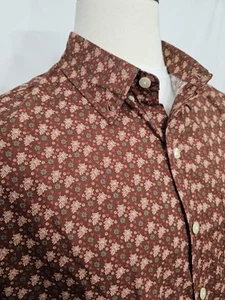 Vintage Kennington Shirt Mens 2XL Paisley Print Button Up Short Sleeve *Nice! - Picture 1 of 5