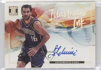 2022-23 Panini Impecable Ilustre Tinta Holo Plateado/25 Peja Stojakovic Automático Foto 1 de 2