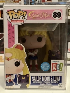 Sailor Moon #89 Sailor Moon & Luna Glitter Funko Pop! Anime Vaulted - Picture 1 of 8