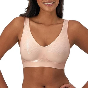 BALI Wireless Bra Comfort Revolution Seamless T-Shirt ROSE XL - Picture 1 of 8