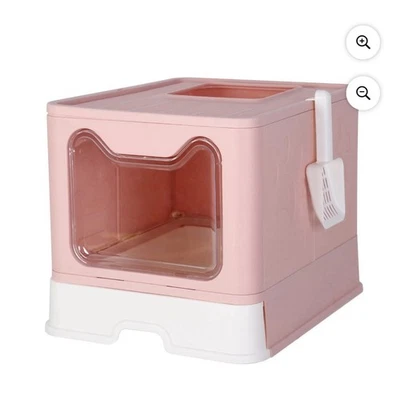BingoPaw розовый портативный складной лоток с черпаком новый в коробке - Изображение 1 из 4
