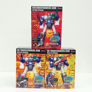 Kabaya DX Transformers Gum Fortress Maximus Metallic ver. Complete Set of 3 jp - Picture 1 of 5