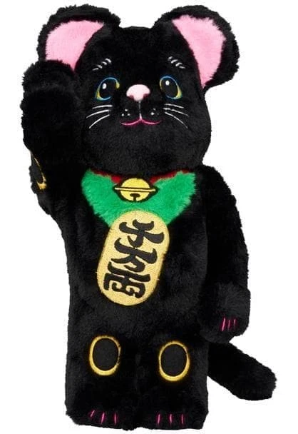 BE@RBRICK Maneki Neko костюм черный 400 процентов коллекционная фигурка набор - Изображение 1 из 2