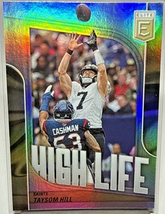 TAYSOM HILL 2024 Panini Donruss Elite Inserto "HIGH LIFE" #3 SANTOS - Imagen 1 de 4