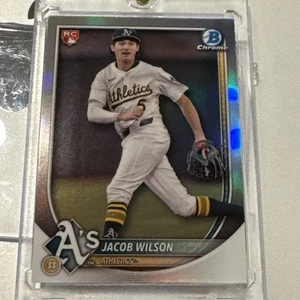 Bowman 2025 - Rookie Red RC Variation Jacob Wilson #9 Sp Rookie Red RC Cromo... - Imagen 1 de 4