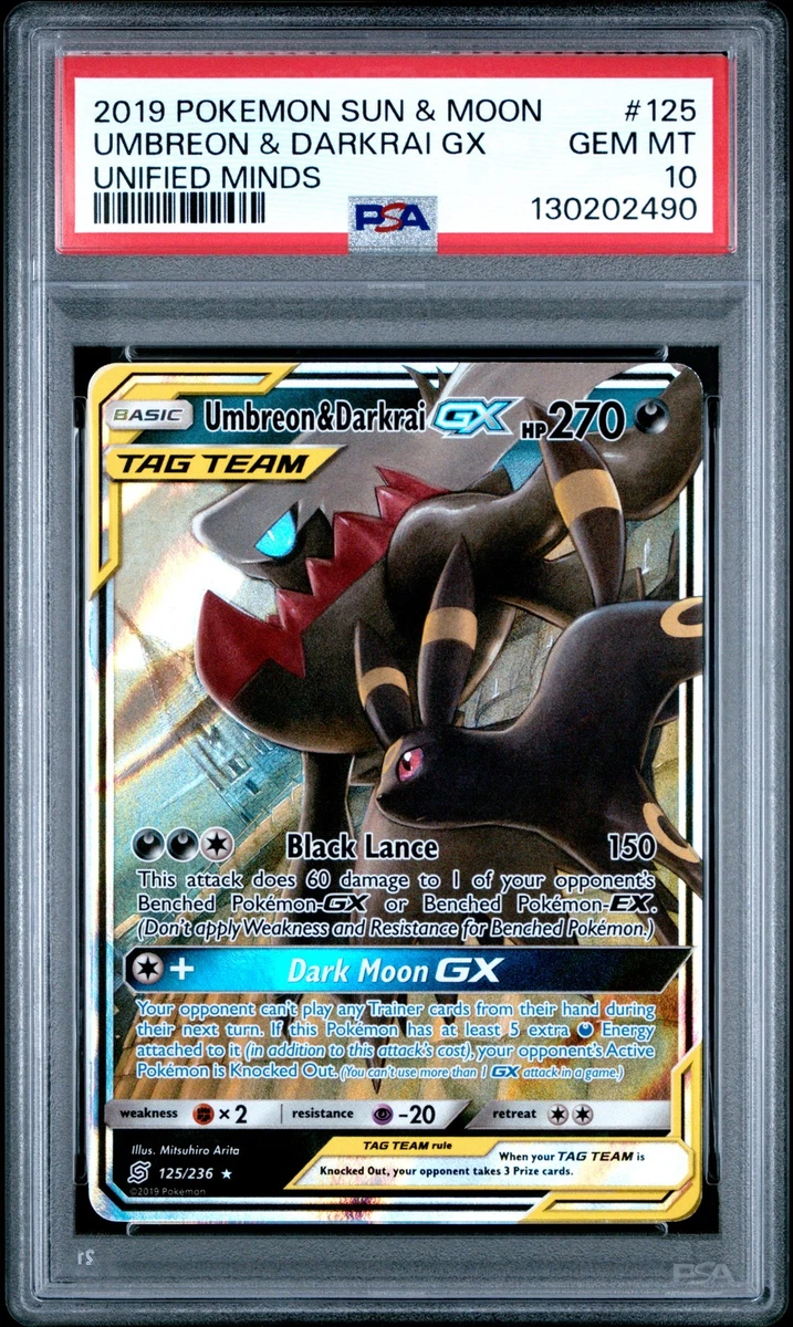Pokémon TCG Umbreon & Darkrai GX Collectible Card Games