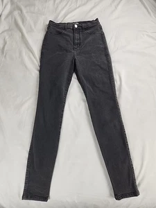 Fashion Nova Women's High Rise Skinny Jeans Black Stretch Size 11 - Picture 1 of 11