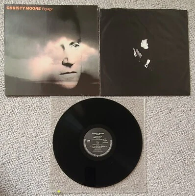 CHRISTY MOORE-VOYAGE-ORIGINAL GERMAN ISSUE LP ON WEA RECORDS-1989-VERY GOOD COND - Image 1 of 3