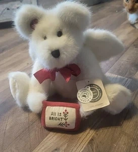 VTG Collectible Boyd’s Alissa Angelhope All Is Bright Plush White Bear Christmas - Picture 1 of 11