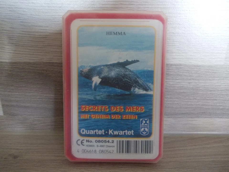 altes Quartett Spiel Het geheim der zeeën / Secrets des  Mers von Hemma N° 08054 - Bild 1 von 1