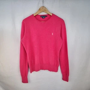 Maglione Ralph Lauren 100% Cashmere rosa taglia L da donna - Foto 1 di 6
