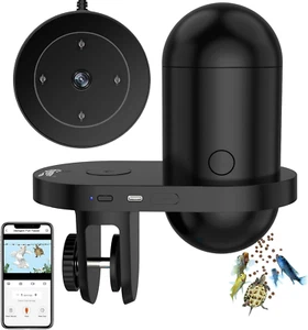 Alimentador Automático Wifi para Peces para Acuario, Control Inteligente de Aplicaciones Dispensión Automática de Alimentos para Peces - Imagen 1 de 7