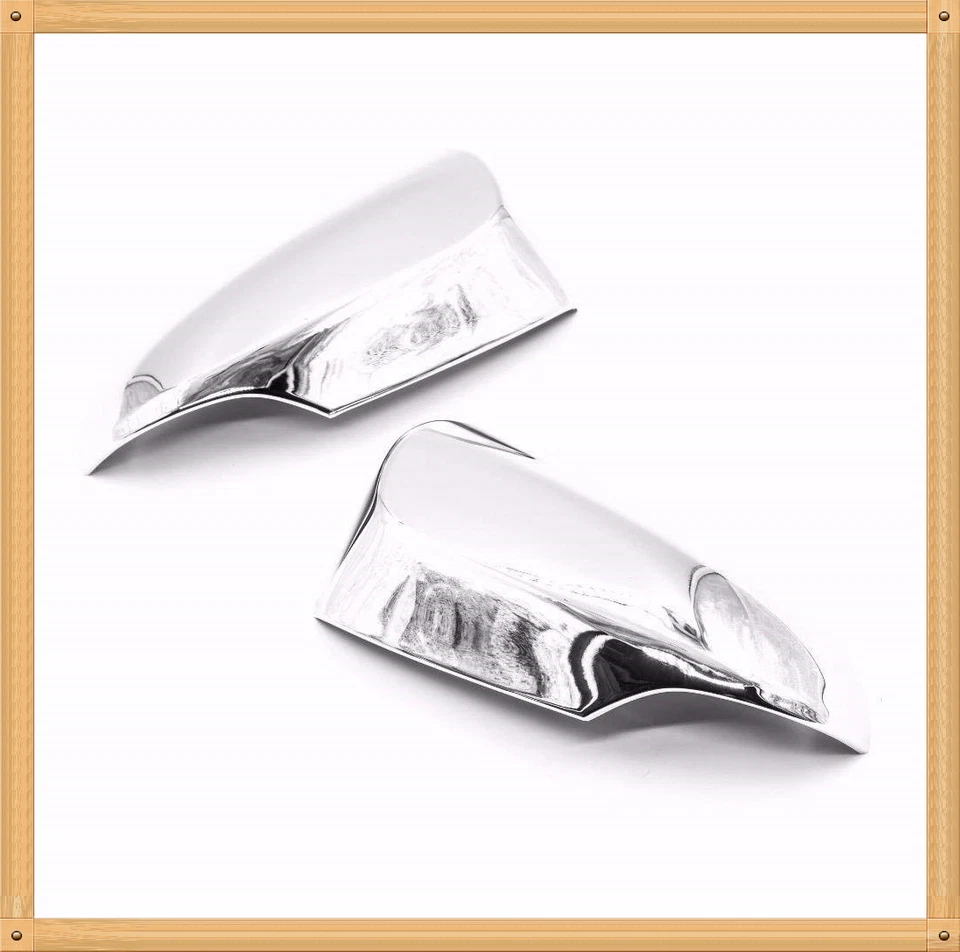 Chrome Door mirror Cover For 2013-2017 Toyota Venza with turn signal cutout - Image 1 of 1