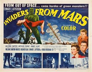 Invaders from Mars 1953 Dvd Arthur Franz copy of a public domain film disc only