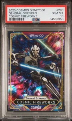 2023 Kakawow Cosmos Disney 100 Cosmic Fireworks General Grievous #286 PSA 10 ! - Image 1 of 3