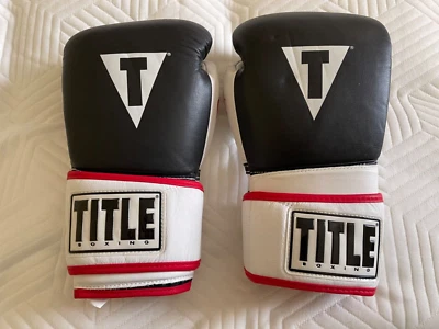 Guantes de Boxeo Título Gel Cuero Genuino Foto 1 de 4