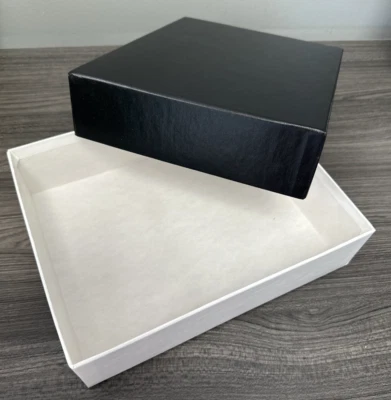 REBOXX Model Train Boxes 10" X 8" X 2-5/8" Inside Dim. BLACK Empty Box for Brass - Image 1 of 4