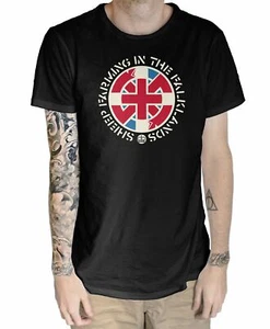 Camiseta Crass Sheep Farming in the Falklands - Símbolo anarquista punk hardcore - Imagen 1 de 5