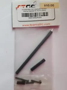 SCX10 Black Aluminum STA30516BK CNC Alum Precision Steering Upgrade Kit SCX10 - Picture 1 of 4