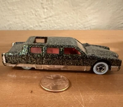 1990 Hot Wheels черный блестящий блестящий лимузин Cadillac Малайзия - Изображение 1 из 4