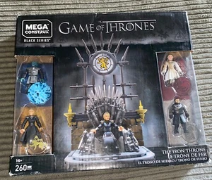 GAME OF THRONES - THE IRON THRONE  - 260 PIECES  MEGA CONSTRUX- New Never Opened - Picture 1 of 8
