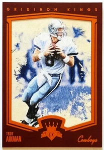 Troy Aikman 2015 Panini Gridiron Kings Bronce Litografía Limitada #178 - Vaqueros - Imagen 1 de 2