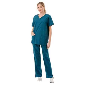 WOMEN'S SCRUBS MEDICAL NURSING UNIFORM SET UN0147 - Picture 1 of 23
