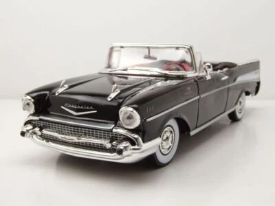 MOTOR MAX - CHEVY Bel Air 1957 Nero James BOND - Dr.No - 1/18 - MMX79831 - Immagine 1 di 4