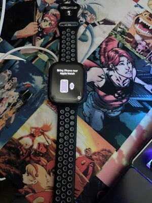 Apple Watch Edition Series 7 45mm Space Black Titanium GPS Watch - ML8V3LLA - Image 1 of 2