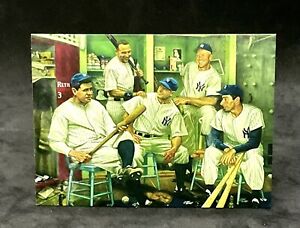 New York Yankees Legends Card Ruth~Gehrig~Jeter~Mantle~DiMaggio 