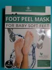 2 Pack Foot Peel Mask For Baby Soft Feet Dermora New& Sealed
