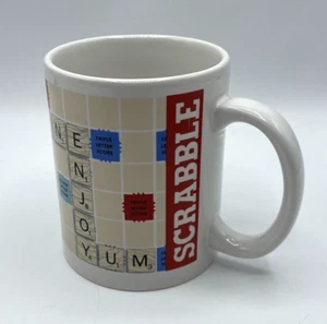 Piastrelle scrabble 12 oz. Tazza da tè caffè di Hasbro 2014 con stampa errata - Foto 1 di 8