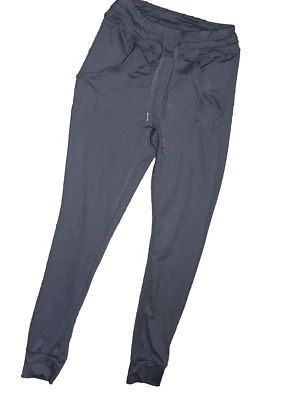 Joggers RUE 21 para mujer azul poliéster/spandex tejido cordón talla pequeña W23/L28 Foto 1 de 4
